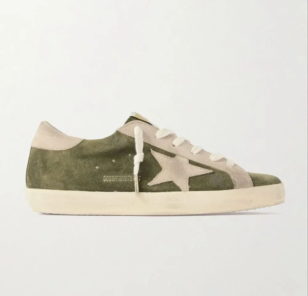 Golden Goose Super-Star Distressed Suede Sneakers 39